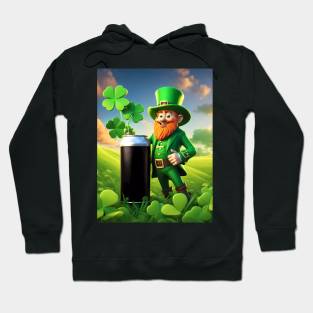 Folk Art Leprechaun Hoodie